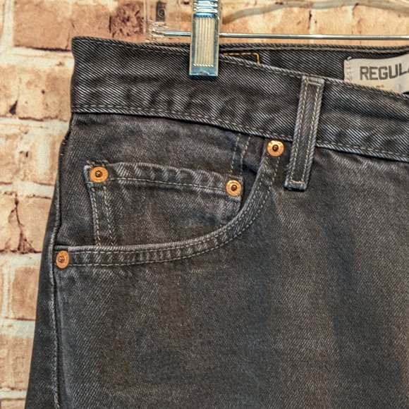 Lev's 505 Regular Fit Black Size W34/L30 - Picture 8 of 15